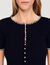 Cardigan corto con perline