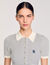 Tutina jumpsuit in maglia a righe