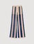 Pantaloni in maglia bicolor