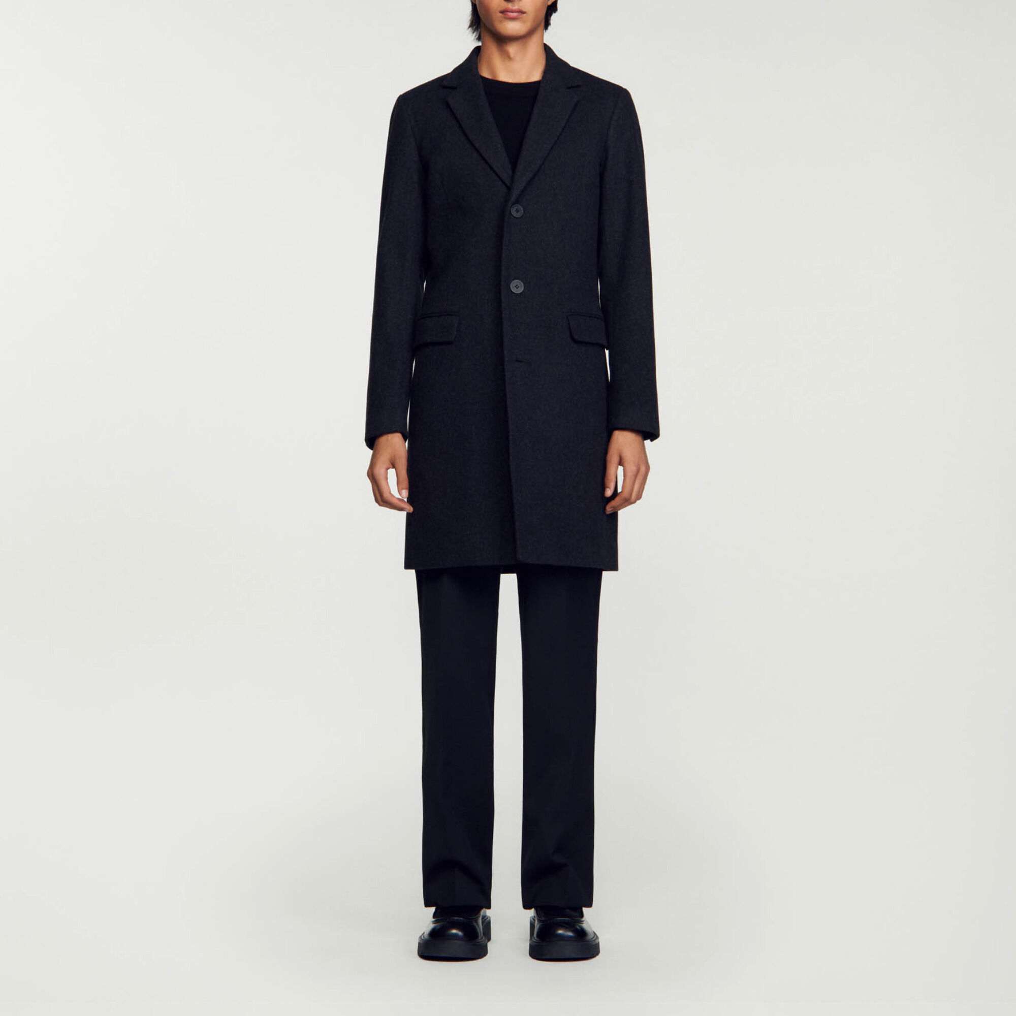 Cappotto in panno di lana