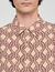 Camicia fluida con stampa a corde