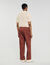 Pantaloni larghi in cotone elasticizzato