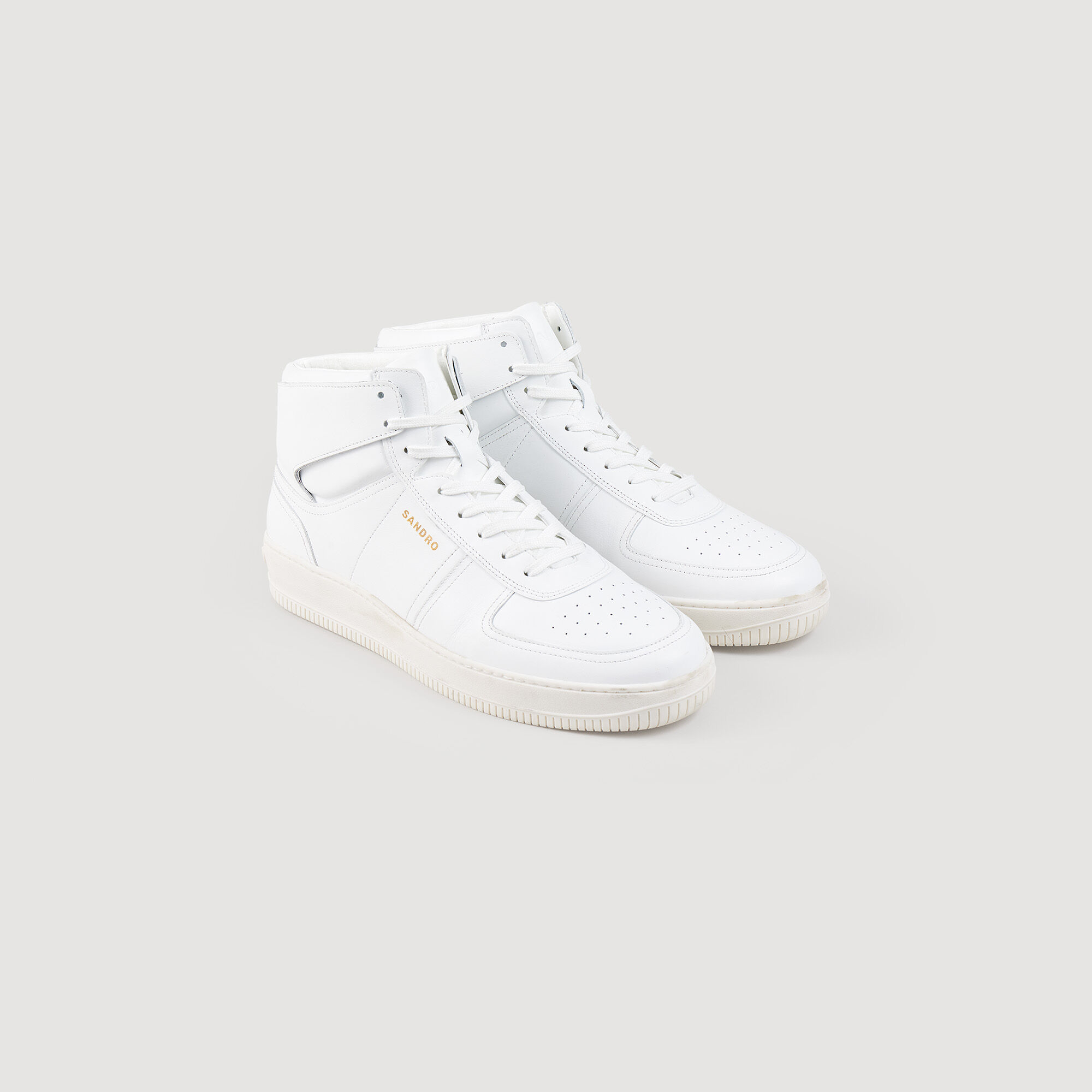 Sneaker alte in pelle