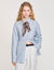 Camicia lunga con retro annodato