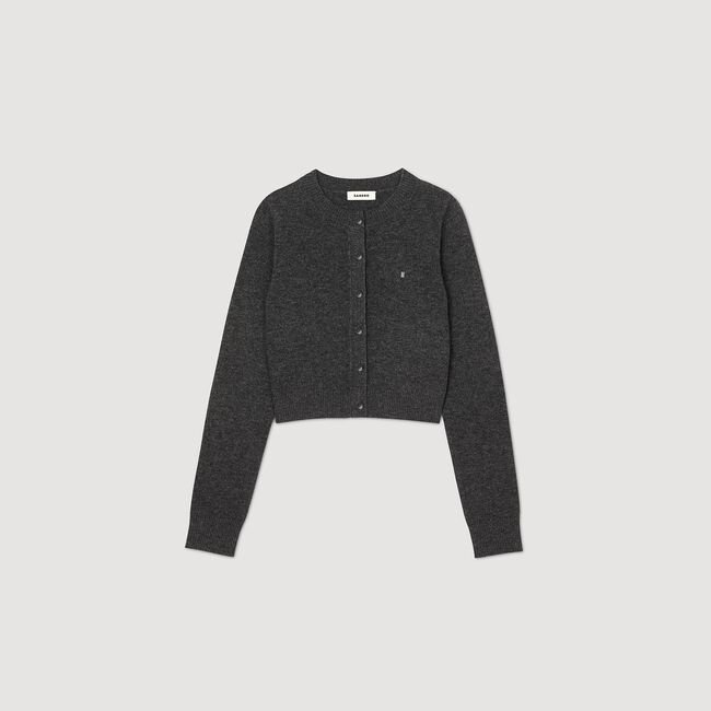 Cardigan in lana e cashmere