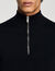 Maglia in lana con collo con zip
