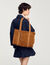 Shopping bag in scamosciato