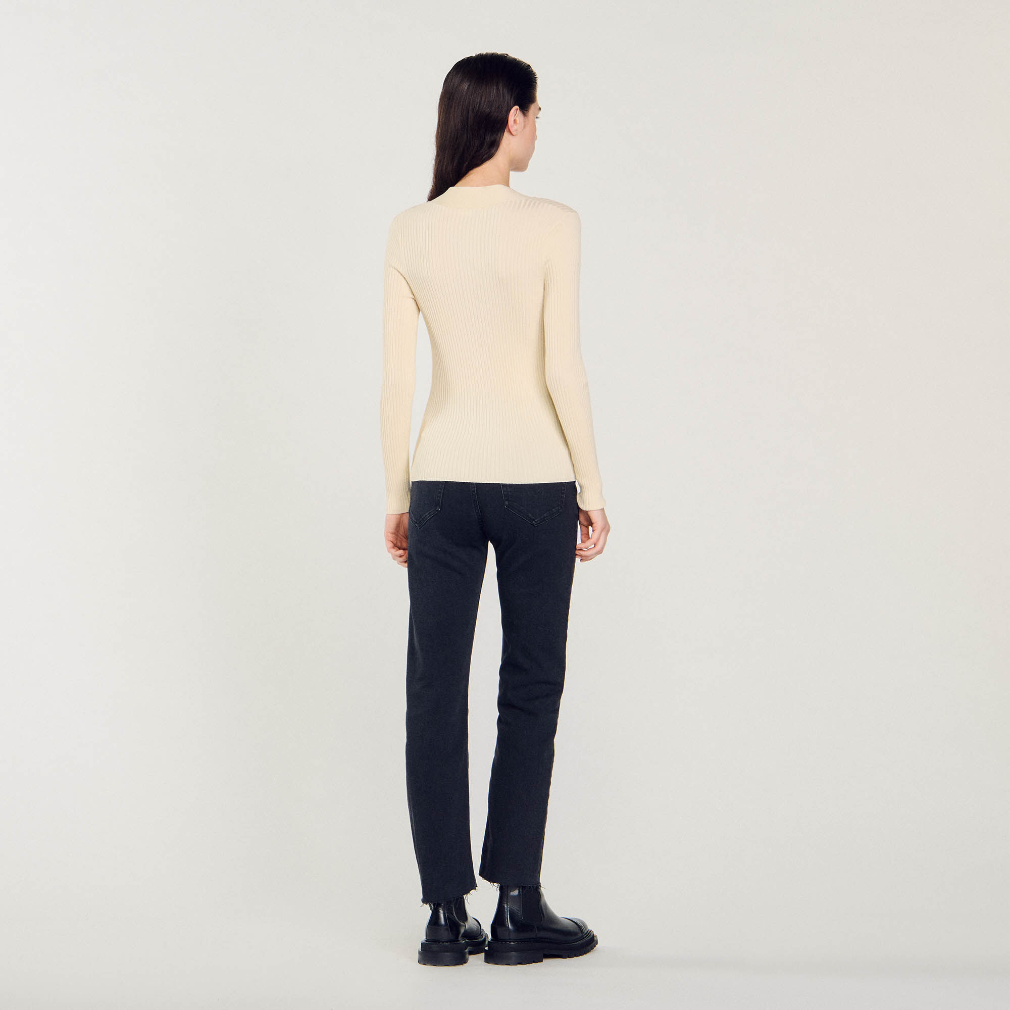 Cardigan in viscosa certificata