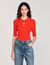 Maglione con colletto a polo