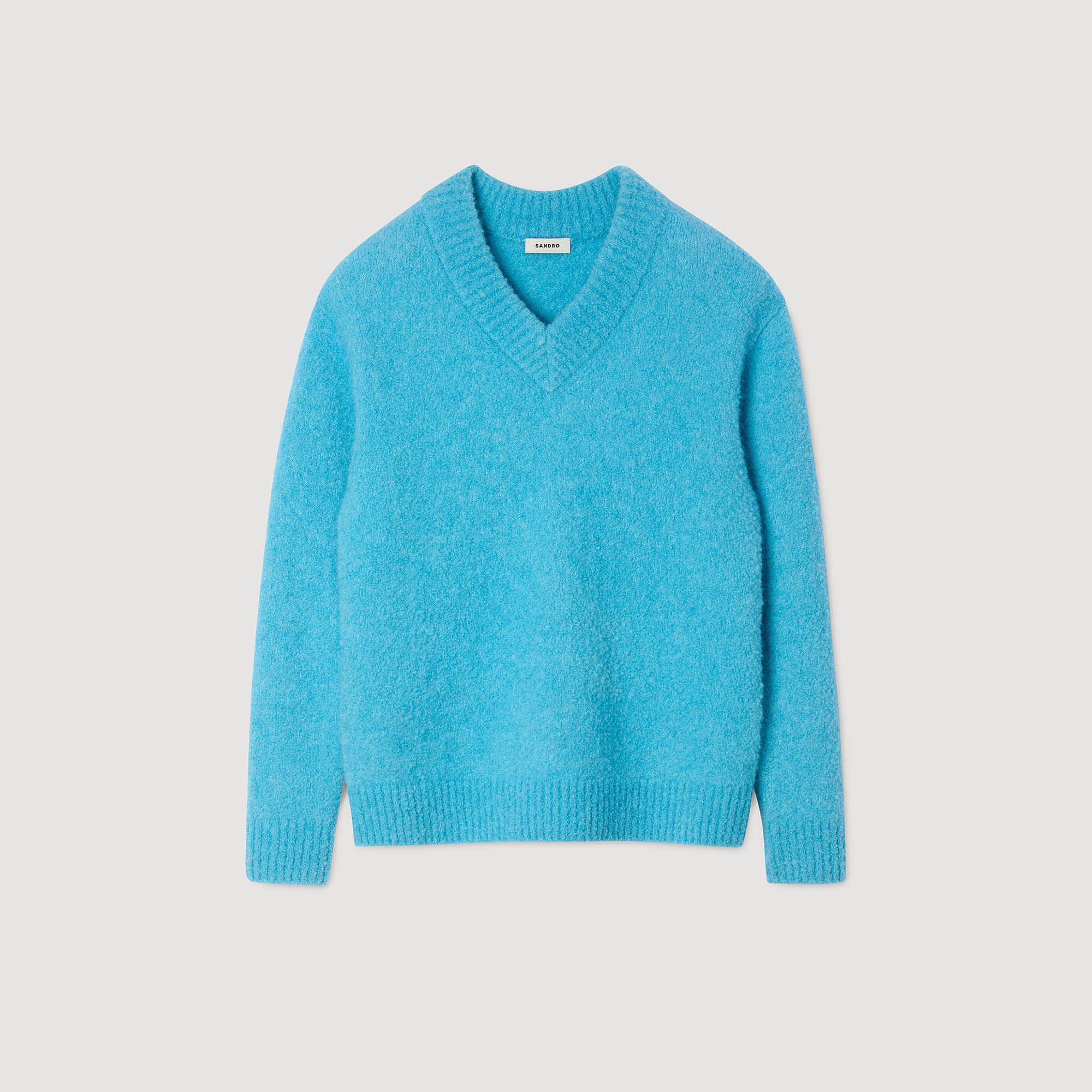 Maglione a V a maniche lunghe