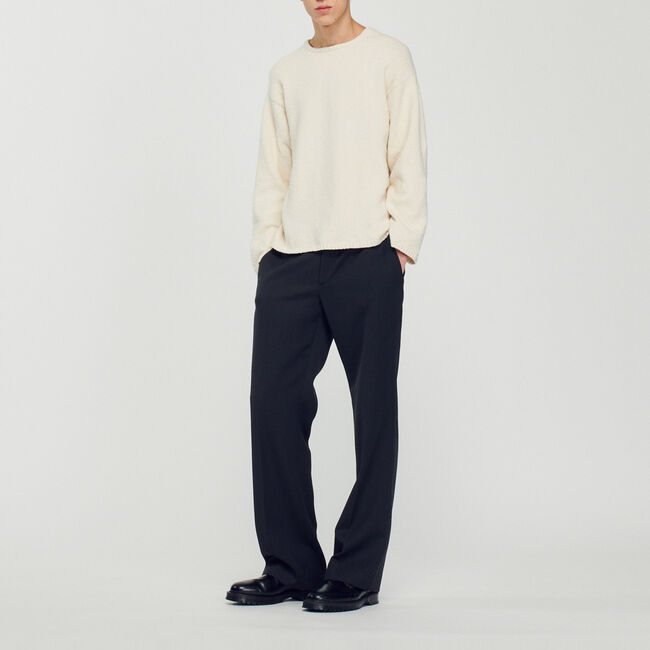 Pullover in maglia bouclé