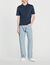 Polo in maglia con colletto con zip
