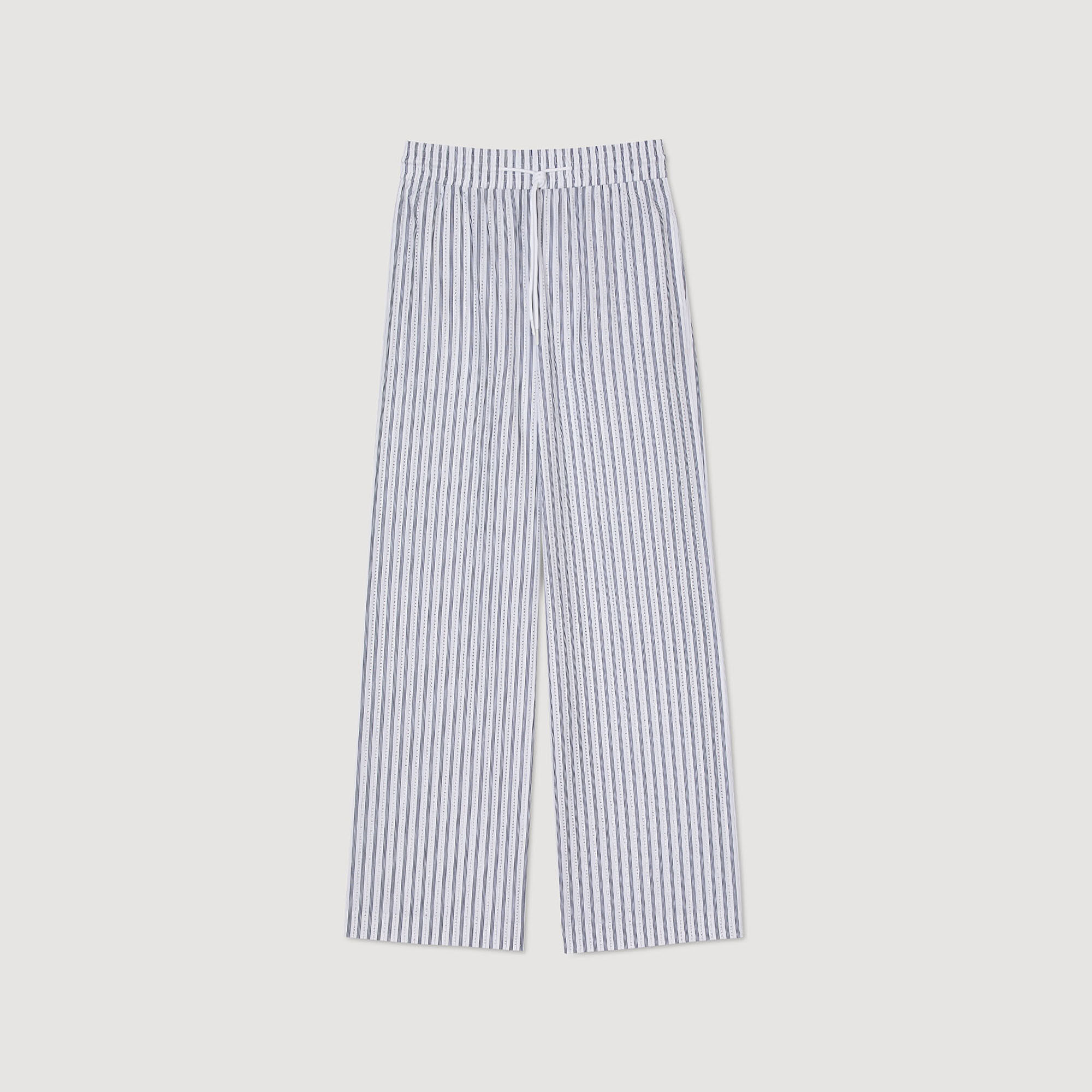Pantaloni a righe glitterate