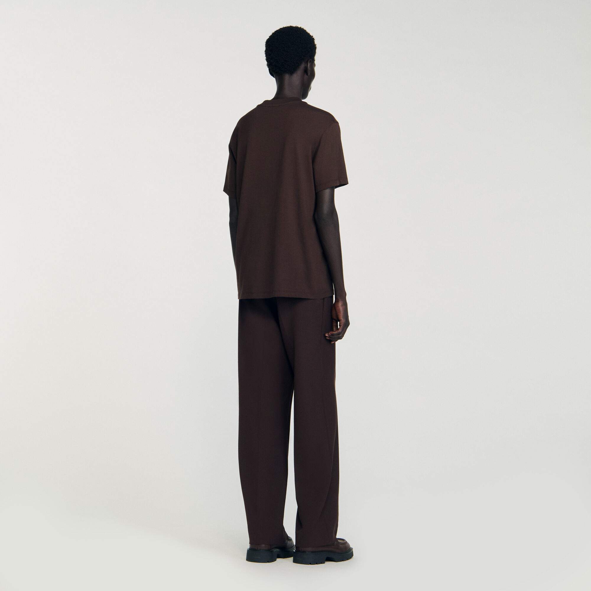 T-shirt in cotone con logo