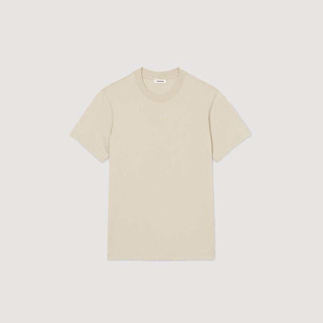 T-shirt in cotone con logo
