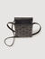 Pochette in pelle goffrata monogramma S