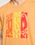 T-shirt in cotone con stampa a onde