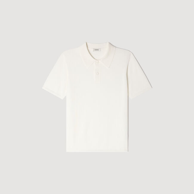 Polo in maglia a maniche corte