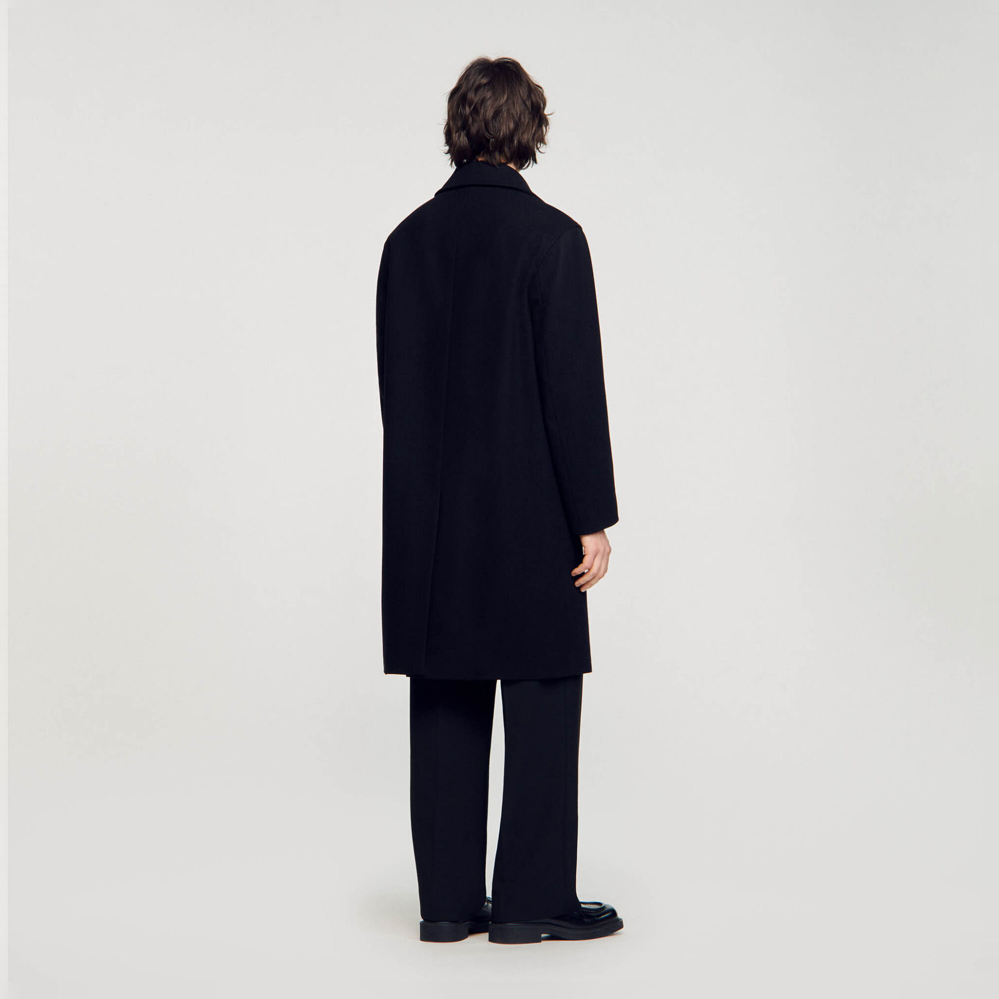 Cappotto in panno di lana - Uomo | Sandro