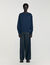 Felpa oversize con inserto in pelle