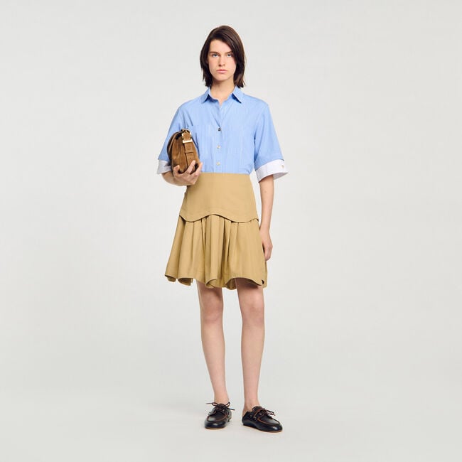 Camicia a quadri oversize