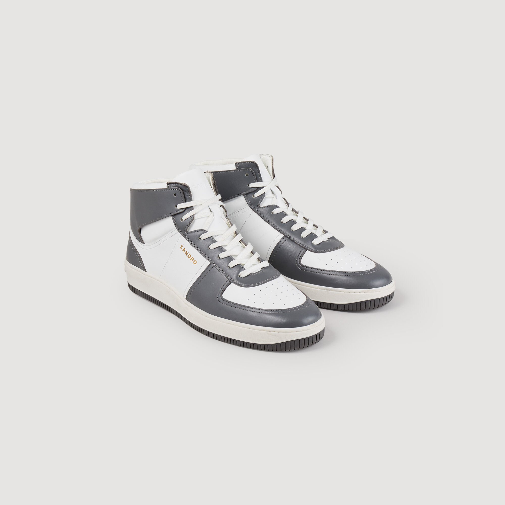 Sneaker alte in pelle