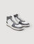 Sneaker alte in pelle