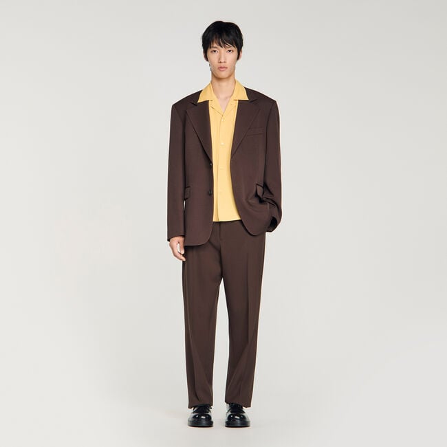 Giacca oversize in lana