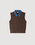 Maglione in maglia e denim