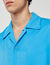 Camicia fluida con collo a pescecane