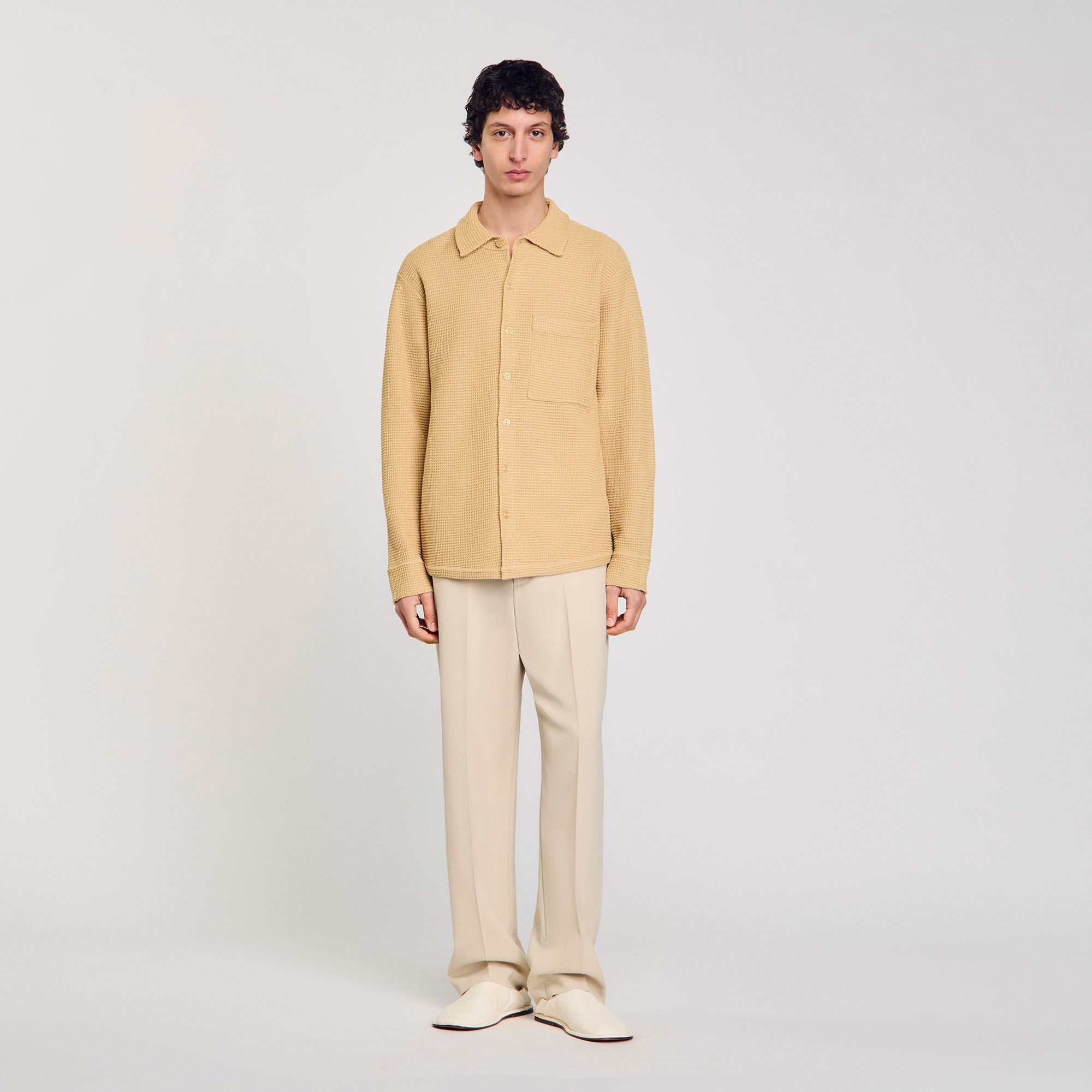 Camicia oversize in maglia