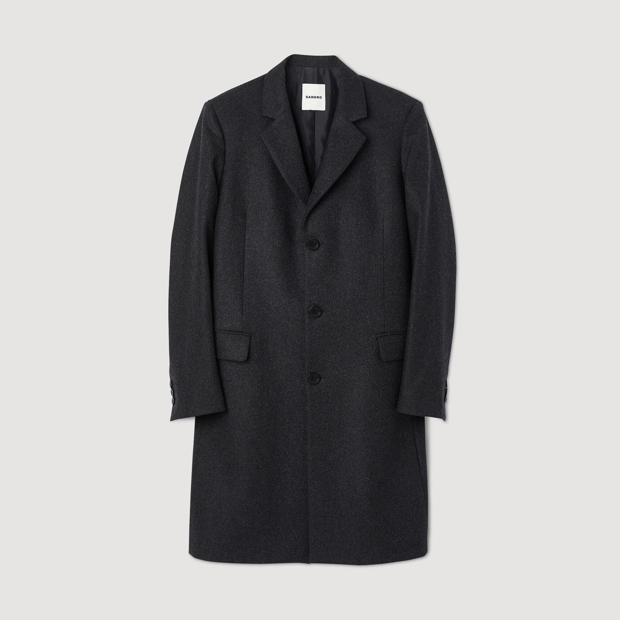 Cappotto in panno di lana