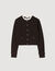 Cardigan colletto volant rimovibile