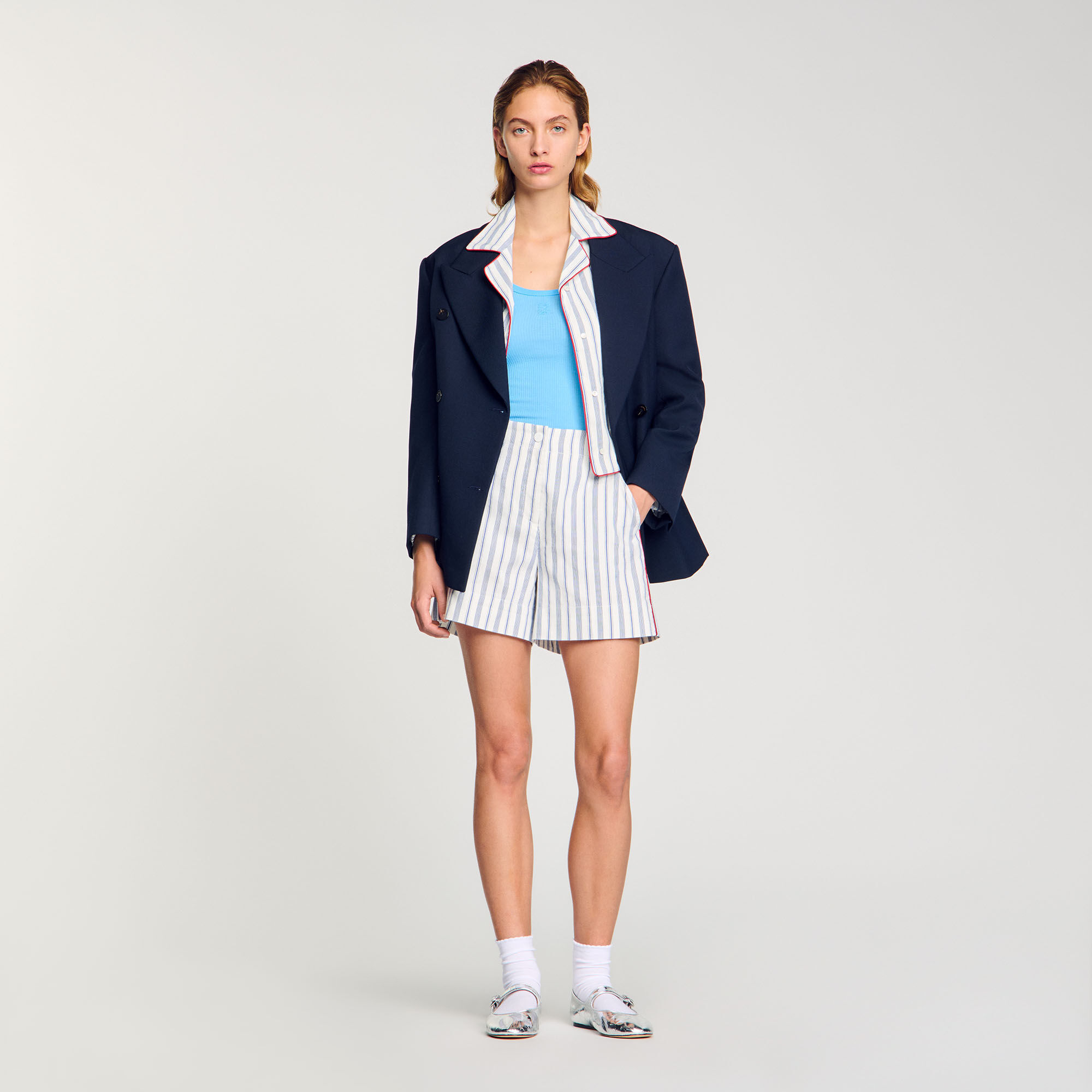 Shorts a righe
