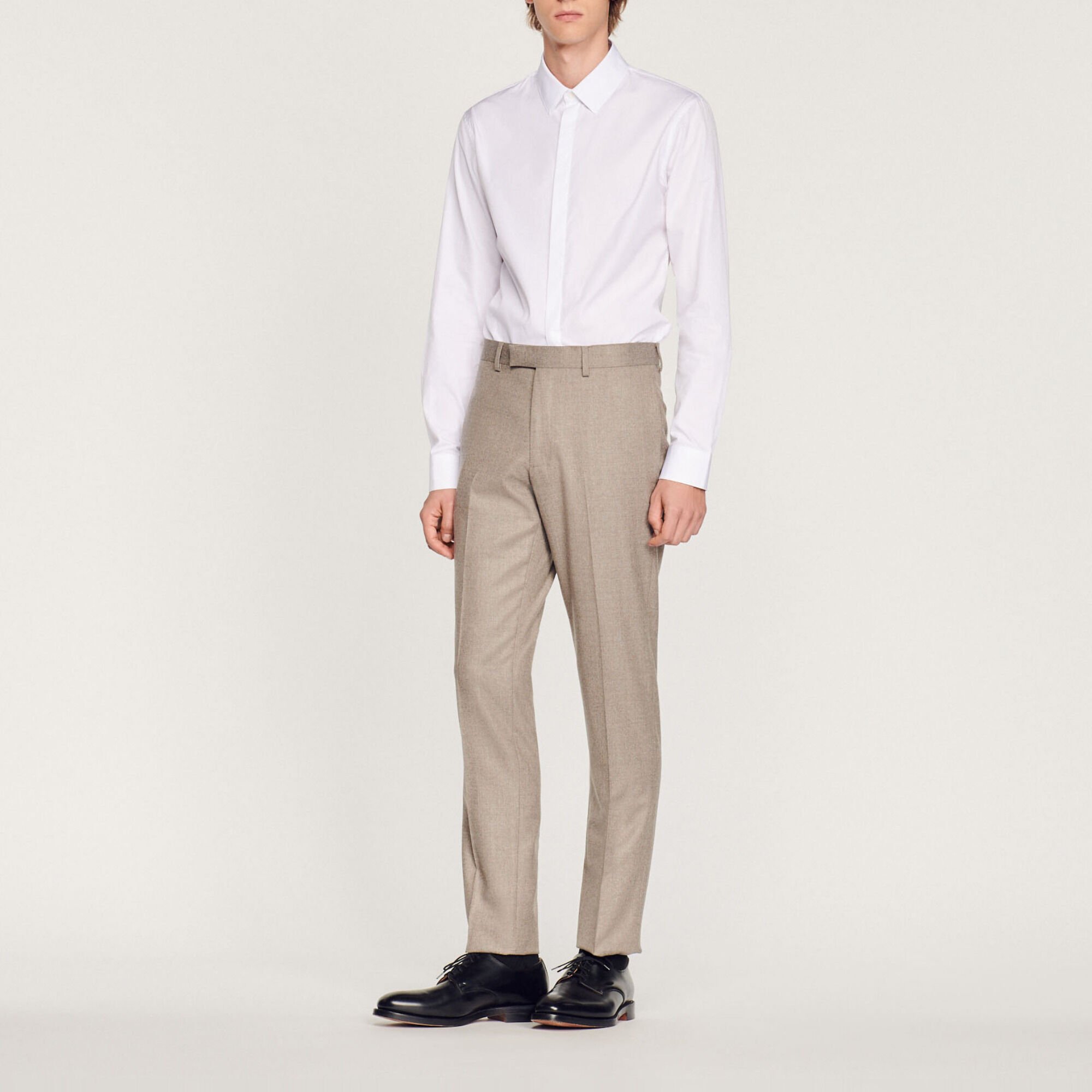 Pantaloni da completo in flanella
