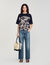 T-shirt con stampa a fiori