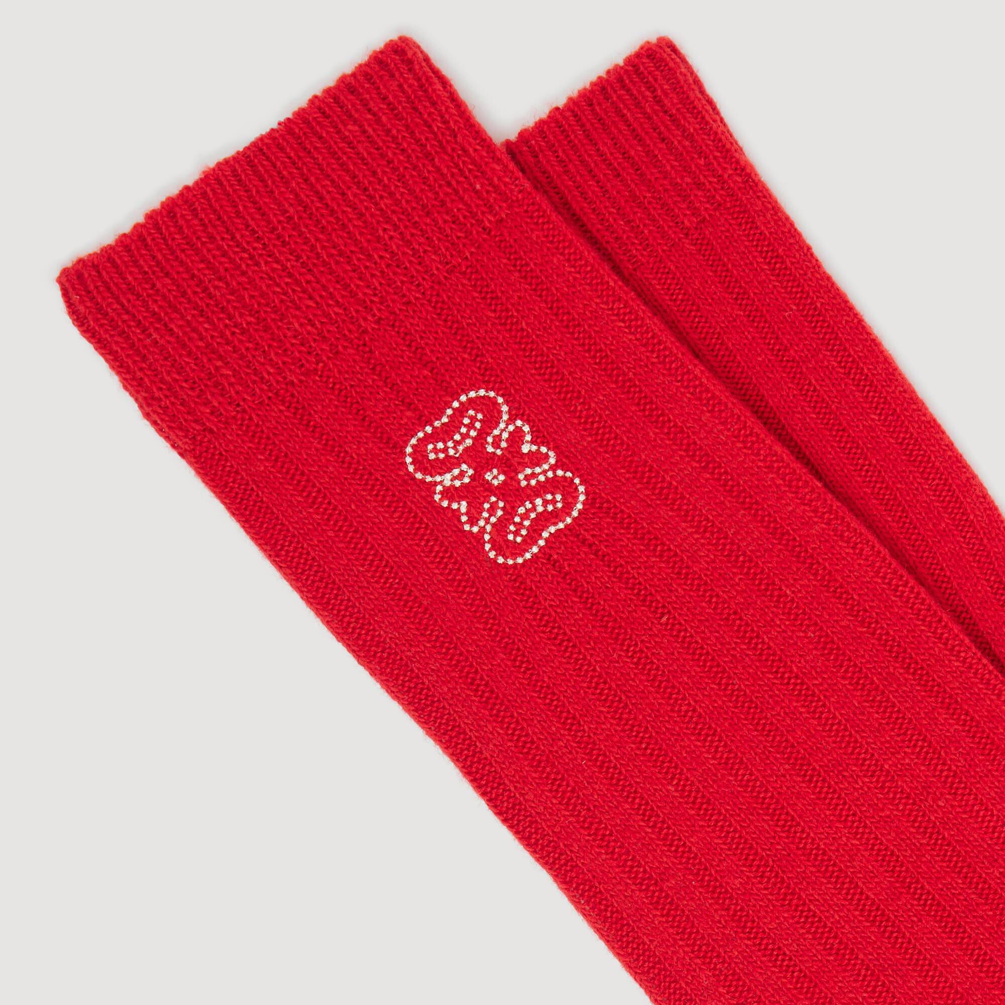 Calzini a coste con logo - Donna | Sandro