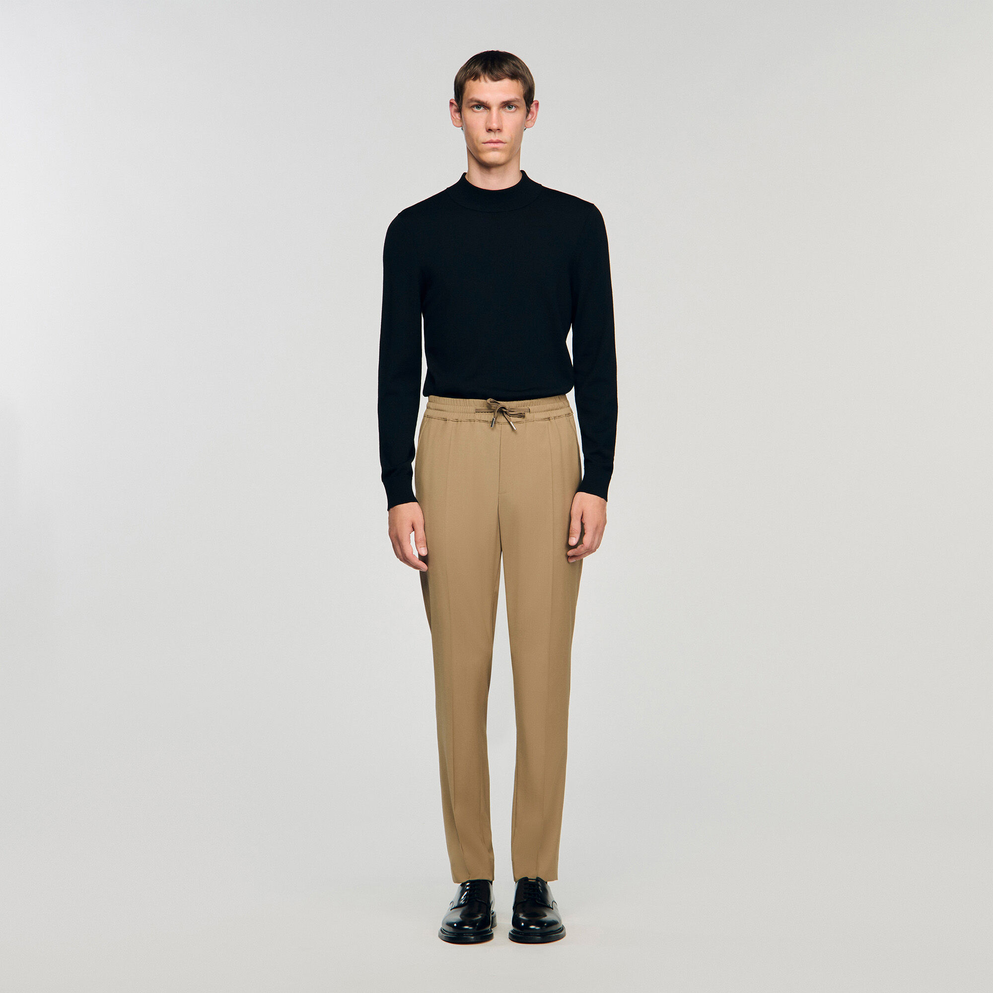 Pantaloni dritti elasticizzati