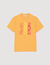 T-shirt in cotone con stampa a onde