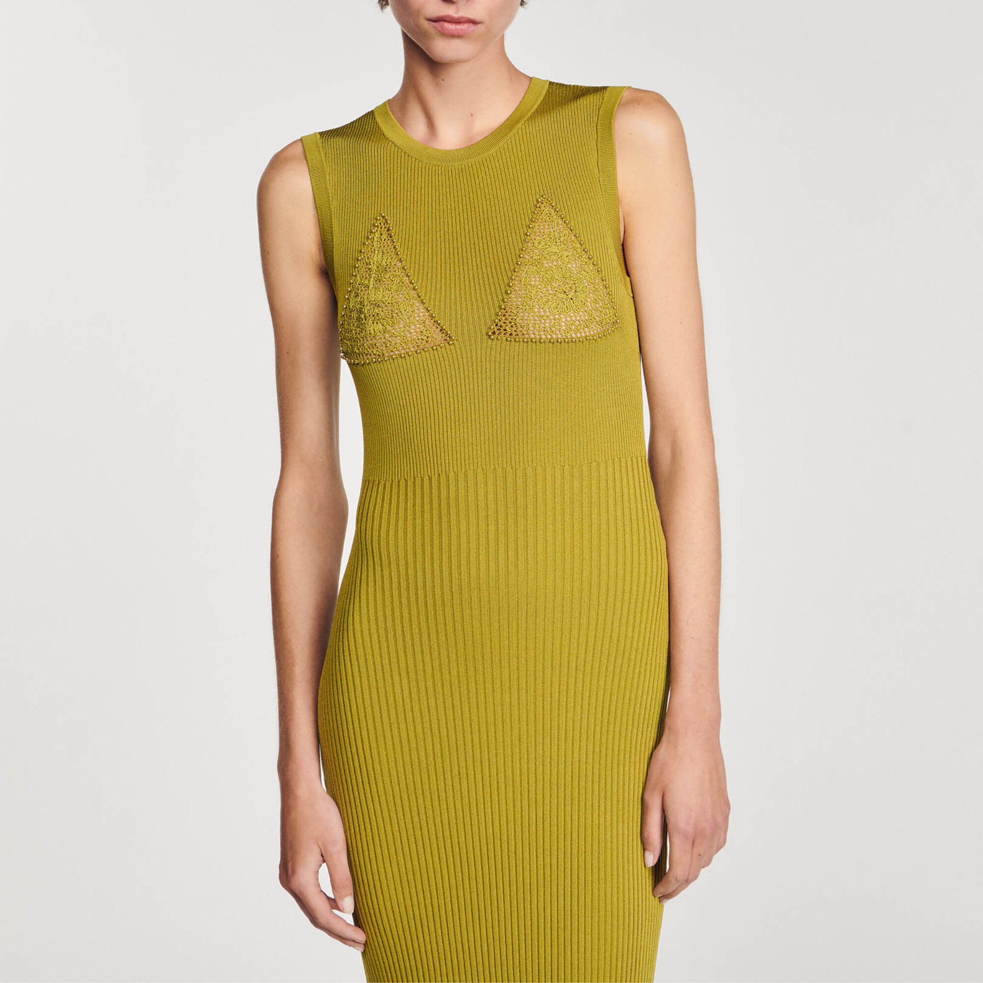 Abito midi in maglia