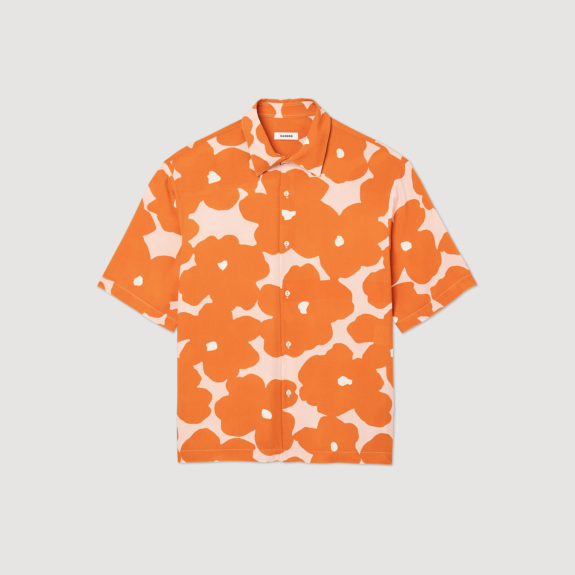 Camicia con stampa floreale
