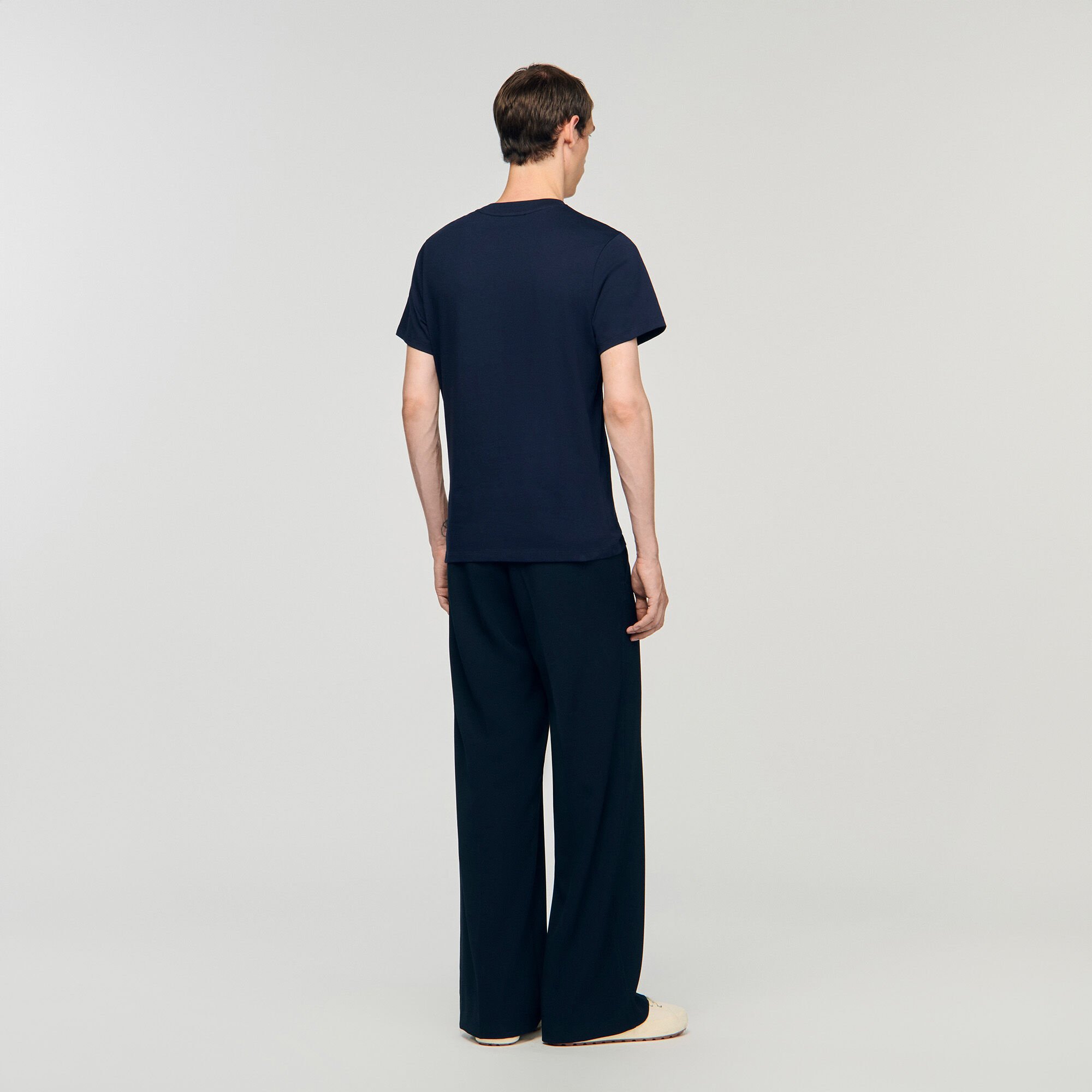 T-shirt in cotone con logo