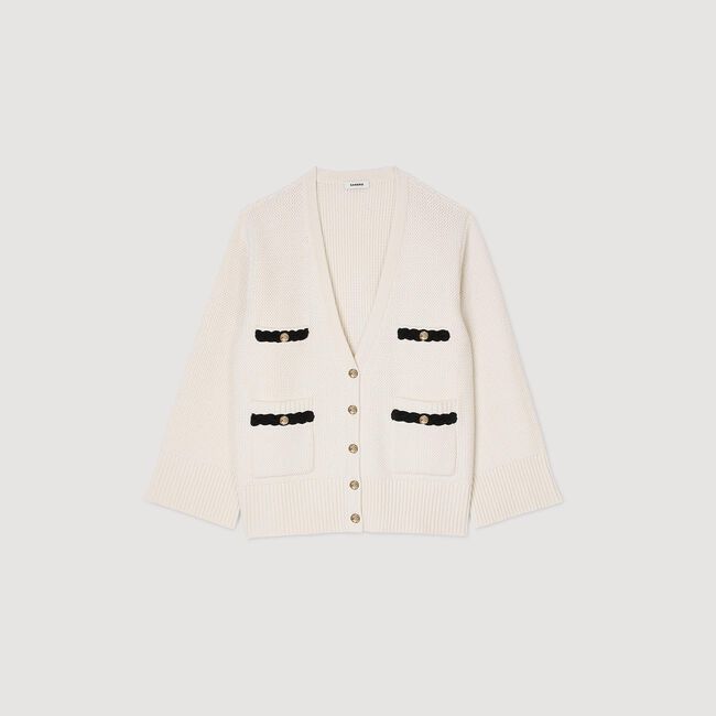 Cardigan lungo in lana