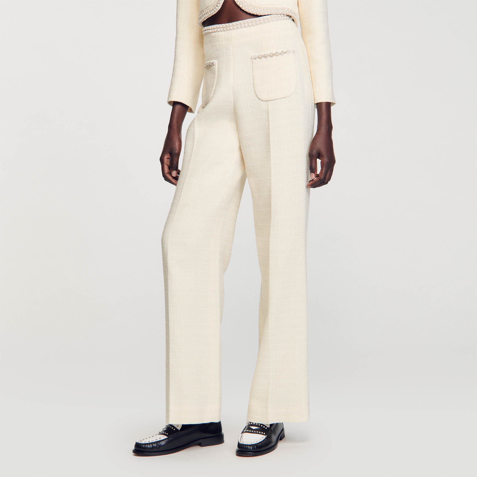 Pantaloni in tweed