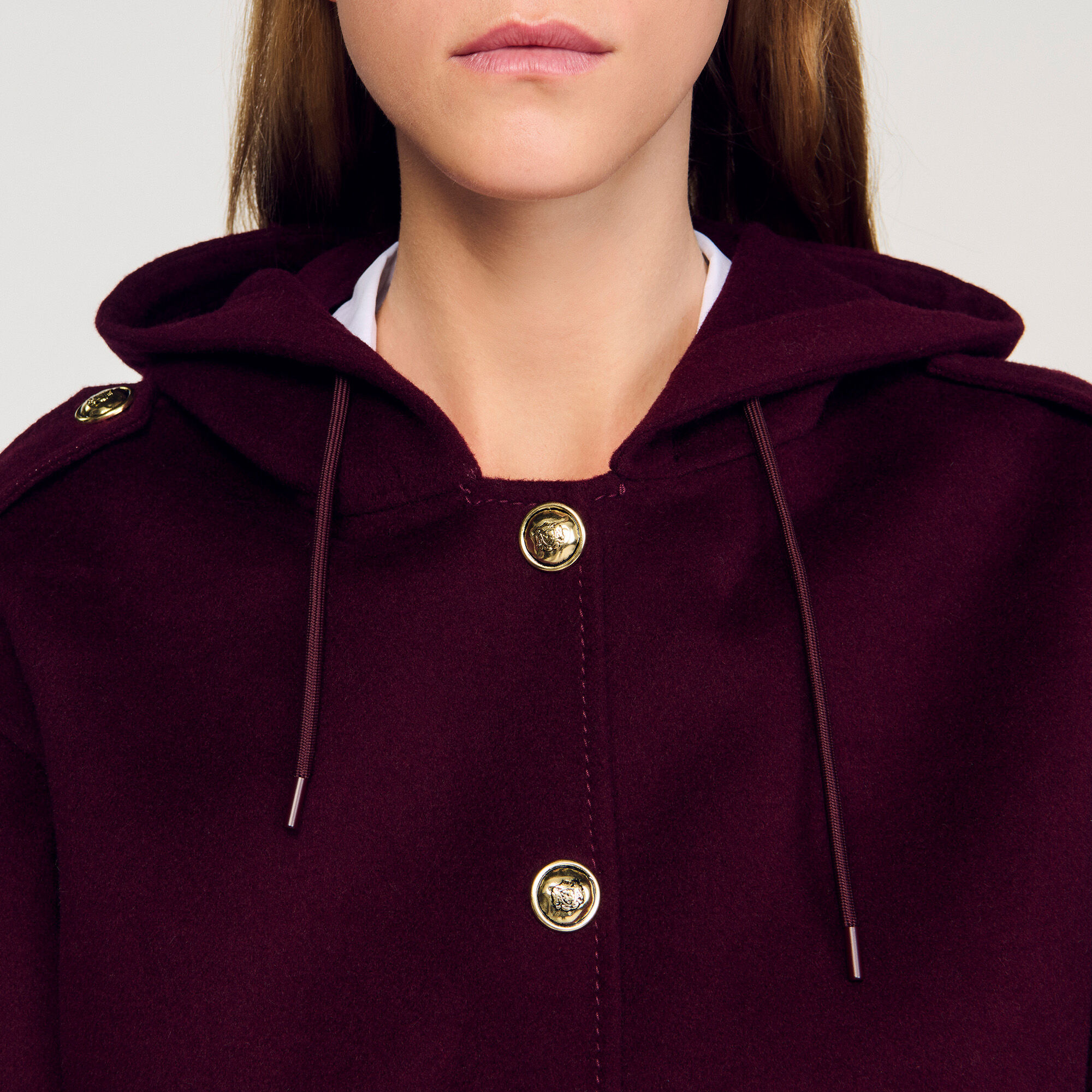Cappotto in lana double face
