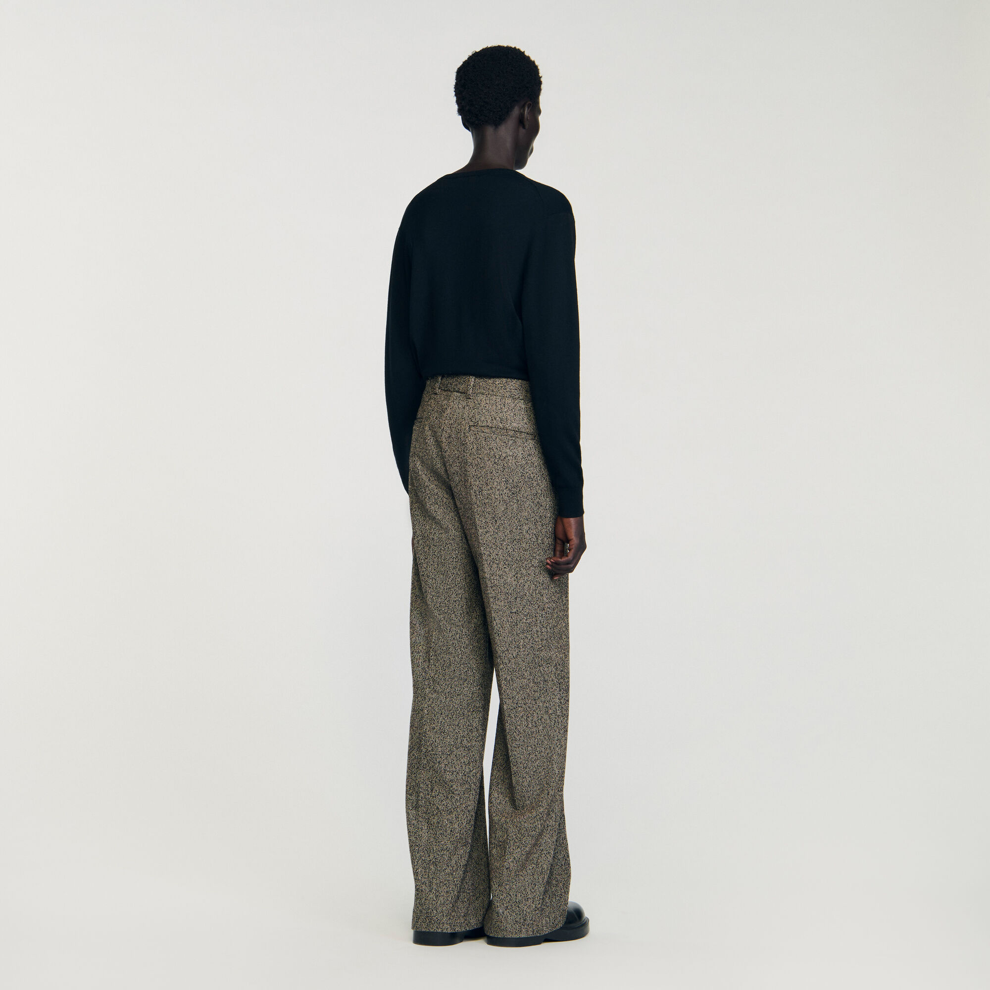 Pantaloni larghi da abito