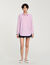 Camicia a righe glitterata