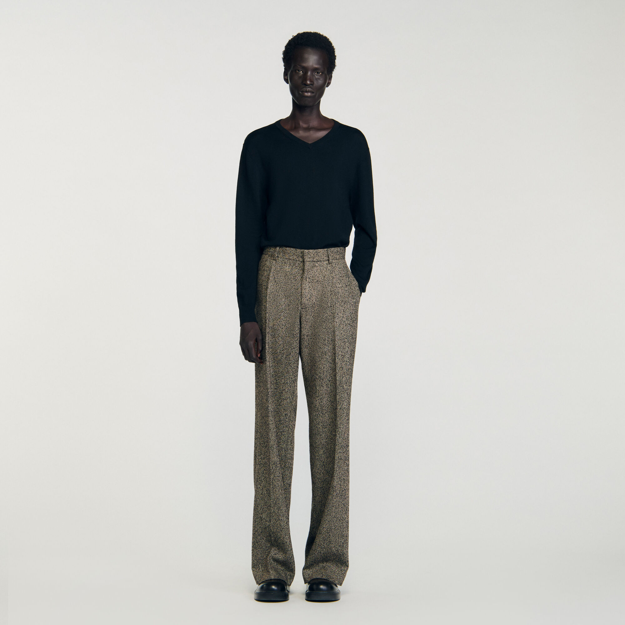Pantaloni larghi da abito