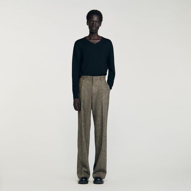 Pantaloni larghi da abito