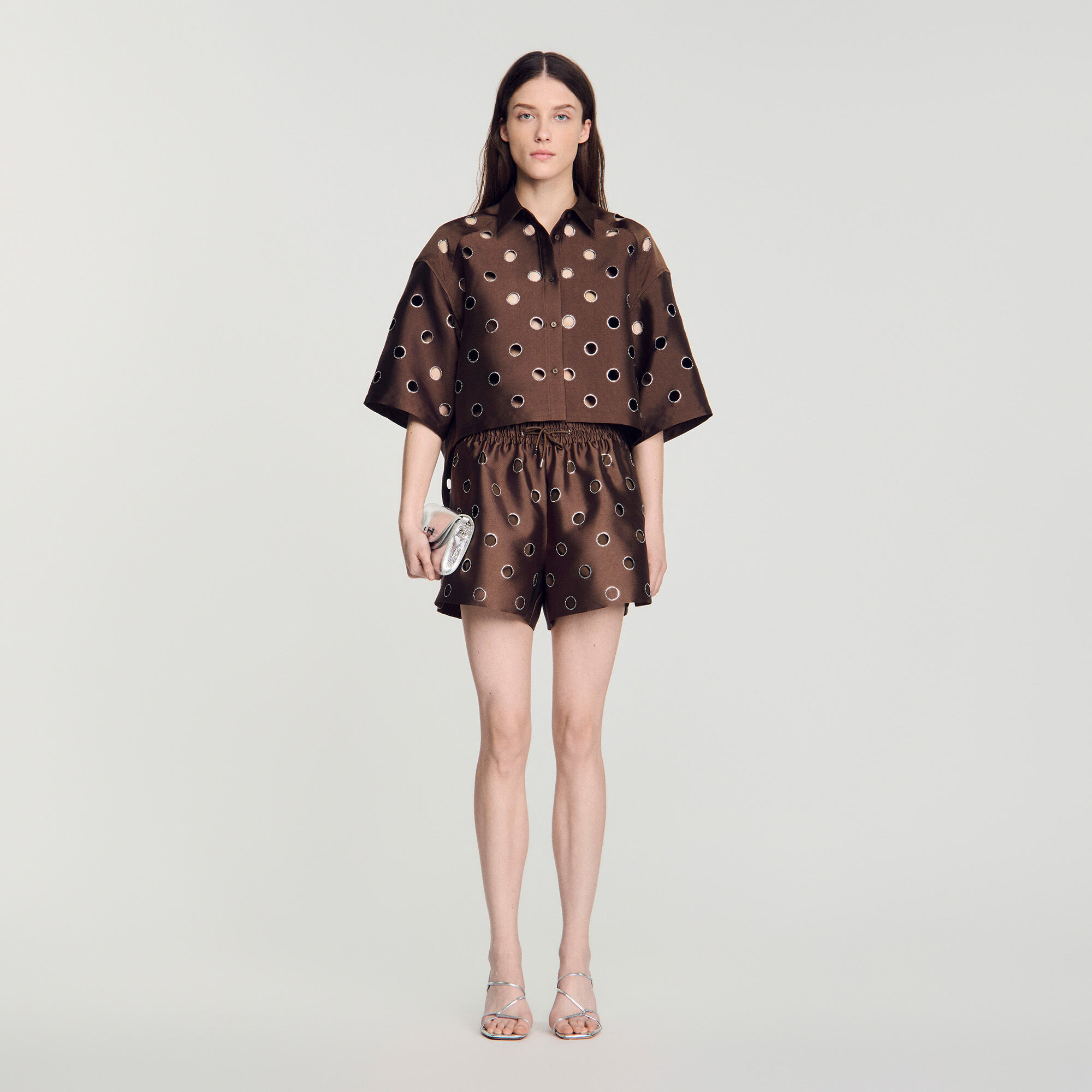 Camicia con strass